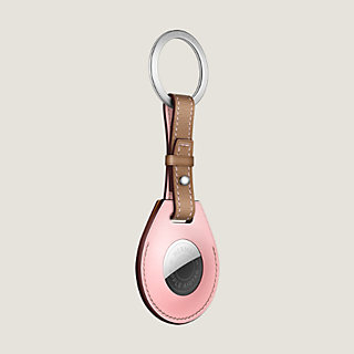 Apple AirTag Hermès bicolor key ring | Hermès Hong Kong SAR